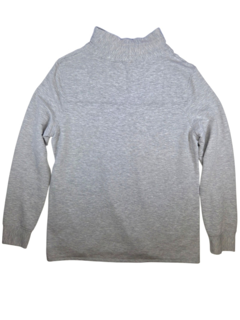 Quince SuperSoft Fleece Mock Neck Pullover Women's M Heather Gray - Picture 8 of 8